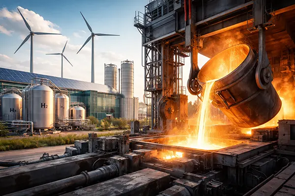 Energia rinnovabile per acciaio