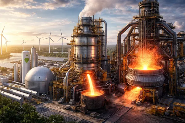 Waterstof-DRI reactor