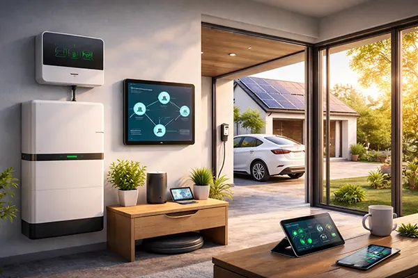 Batteria solare intelligente